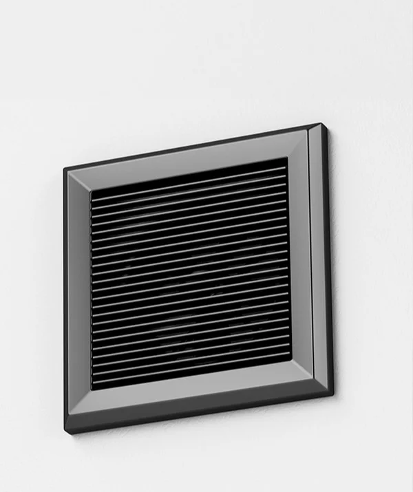Kratka nawiewna klimatyzacji kanałowej na ścianie